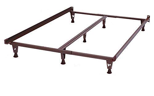 Model KB2007G - Heavy Duty Metal Bed Frame w/Glides ONLY - Knickerbocker Monster Version Without Wheels - 5-in-1: Twin,Full, Queen,King,California King