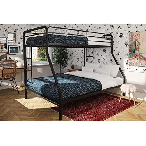 Dorel Twin-Over-Full Metal Bunk Bed, Multiple Colors