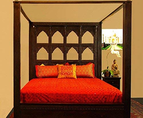 Worldcraft Industries Devi Canopy Bed, Standard King