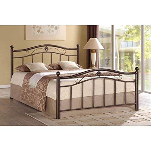 Rosebery Bronze Metal Platform Bed (Queen)