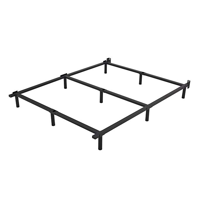 HOMUS Full Size Bed Frame/Heavy Duty 7 Inches Metal Mattress Base Platform for Box Spring and Mattress Set/Non Slip Design/Sturdy/Solid (Full)