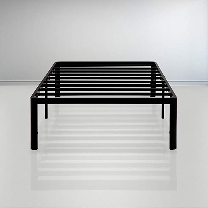 Olee Sleep 14 Inch Dura Metal Steel Slate Bed Frame - T2000 Twin 14BF08T