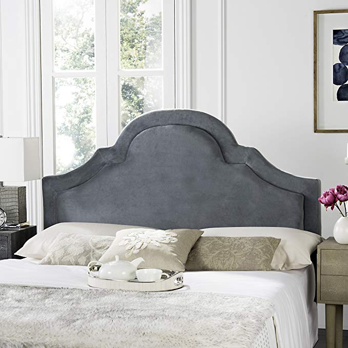 Safavieh Kerstin Wedgwood Blue Upholstered Arched Headboard (Queen)