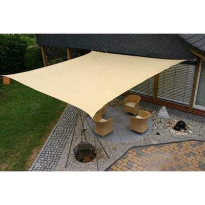 Modern Home Sail Shade Rectangle (20' x 20') - Beige