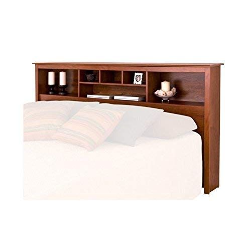 BOWERY HILL King Bookcase Headboard in Cherry