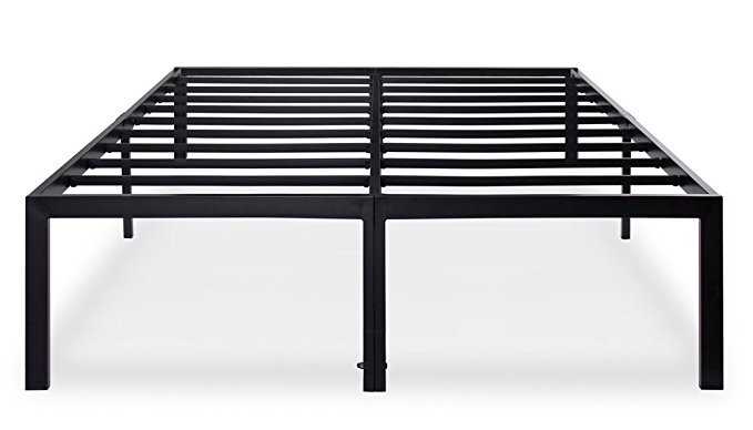 Olee Sleep 18 Inch Tall T-3000 Heavy Duty Steel Slat / Non-slip Support Bed Frame,OLR18BF04F (FULL)