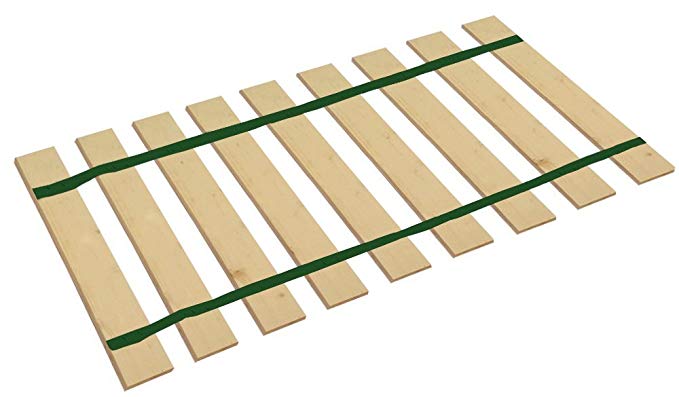 The Furniture Cove Queen Size Bed Slats Platform Bunkie Boards Custom Width Dark Green Straps-Help Support Your Box Spring Mattress-Made in the U.S.A.! (61