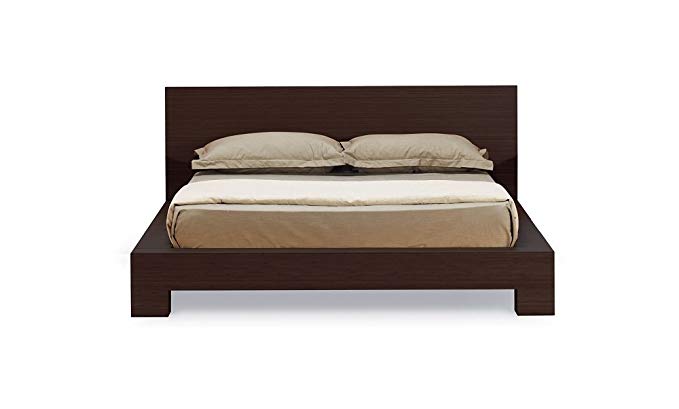 Orchid Queen Platform Bed Dark Chocolate by Greenington