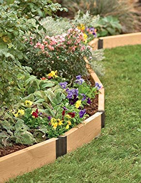 Raised Bed Corners, Pivoting Connectors, 12 Inch Set of 2