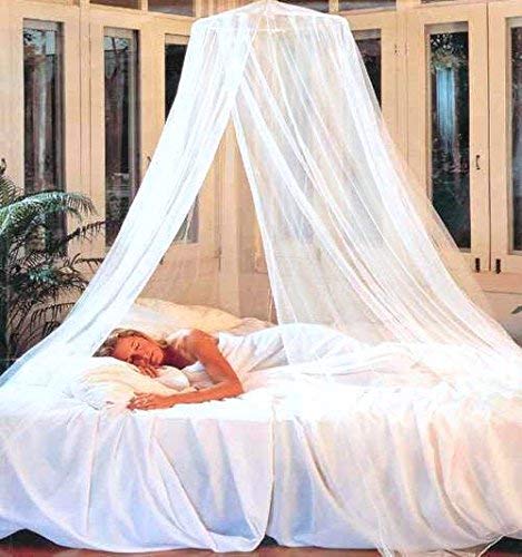 White Round Bed Canopy Mosquito Net