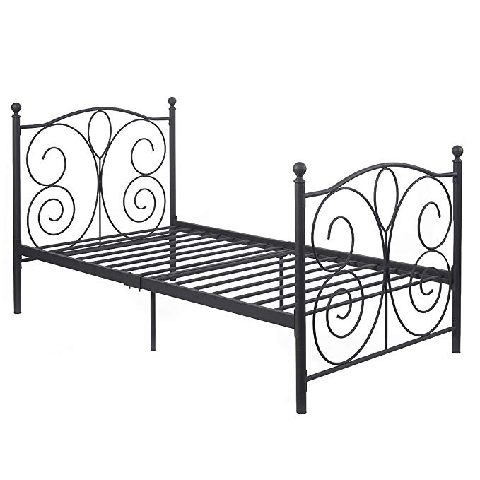 Steel Twin Size Bed Frame Platform Foundation Furniture Size 83