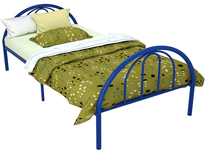 Brooklyn Metal Twin Bed (Blue)