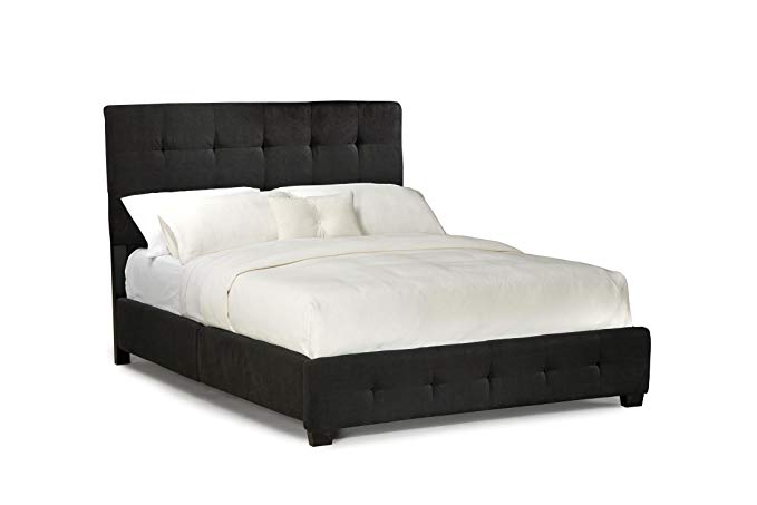 Standard Furniture Madison Square Bed In Microfiber Black - King