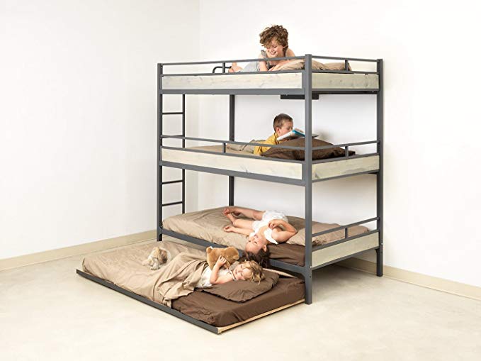 Triple Bunk Bed with Trundle (matresses NOT included)