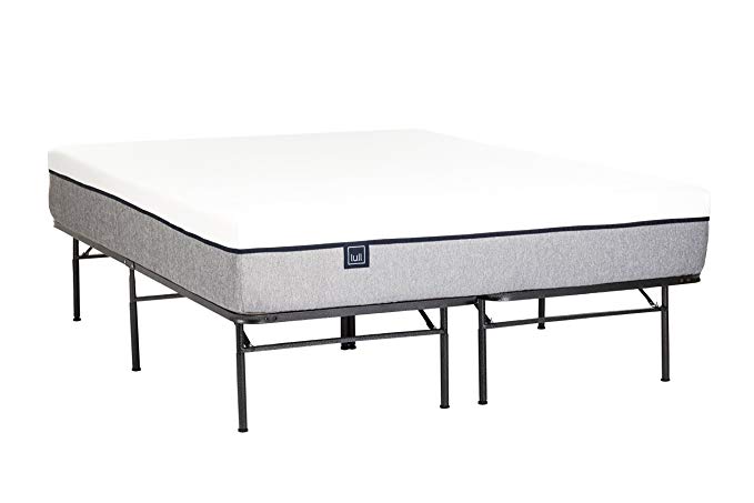 Lull - Metal Bed Frame | Queen Size | Easy to Assemble, Noiseless Support, Under-Bed Storage, and Durable Support