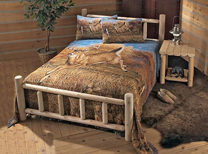 CASTLECREEK Cedar Log Bed, Full