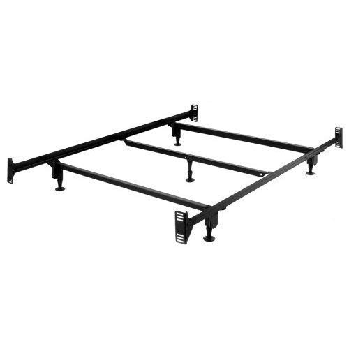 Full Size Sturdy Metal Bed Frame with Headboard & Footboard Brackets