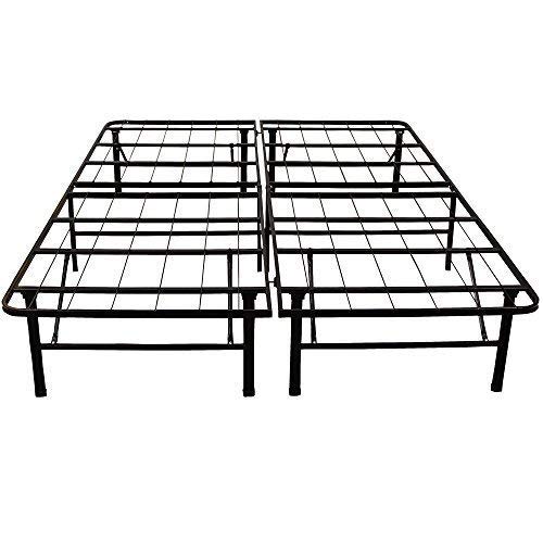 Classic Brands Hercules Heavy-Duty 14-Inch Platform Metal Bed Frame | Mattress Foundation, Full