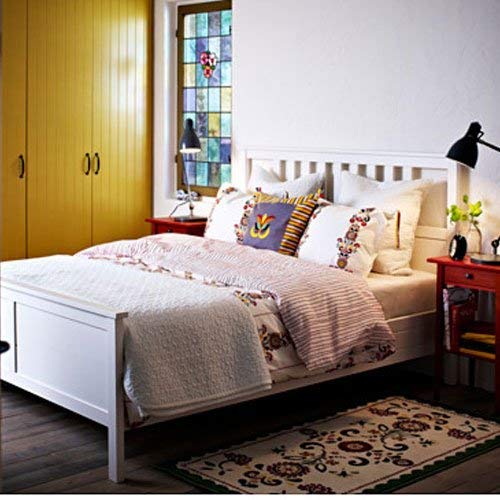 Ikea Hemnes Queen Bed Frame White Wood