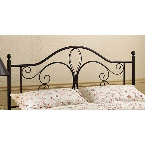 Hillsdale House Milwaukee King Headboard - Antiqued Brown Fin