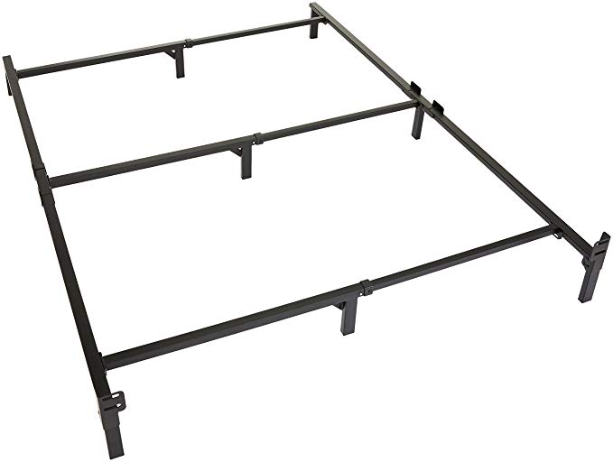 Amazon Basics 9-Leg Support Bed Frame - Strong Support for Box Spring and Mattress Set - Queen