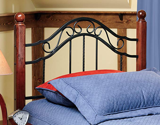 Axente Textured Black Twin Bed Headboard