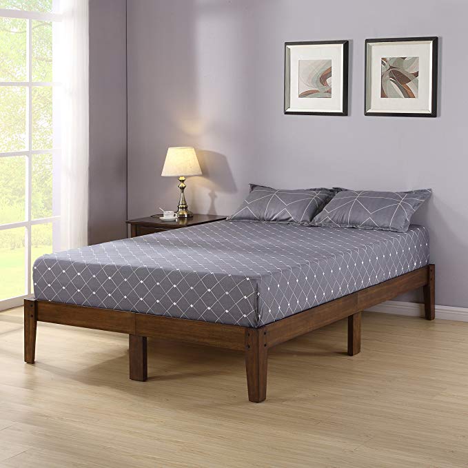 Olee Sleep 14 inch Smart Wood Platform Bed (Queen)