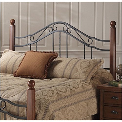 Hawthorne Collections Full Queen Spindle Headboard in Antique Black