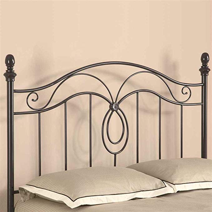 Coaster Queen Size Iron Headboard in Black