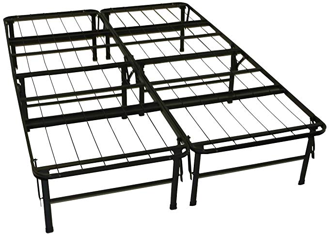 DuraBed Steel Foundation & Frame-in-One Mattress Support System Foldable Bed Frame, Full-size