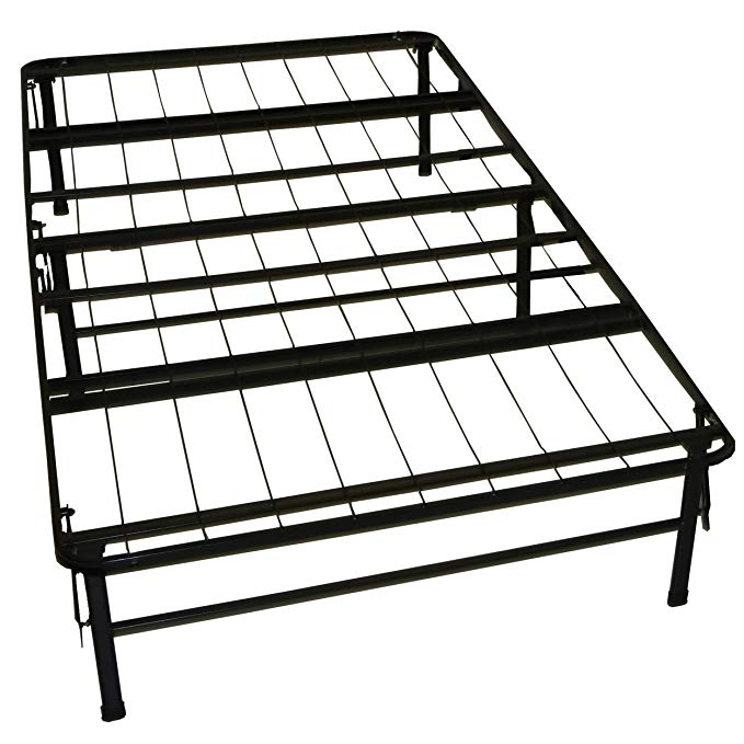 Epic Furnishings DuraBed Steel Foundation and Frame-in-One Mattress Support System Foldable Bed Frame, Twin