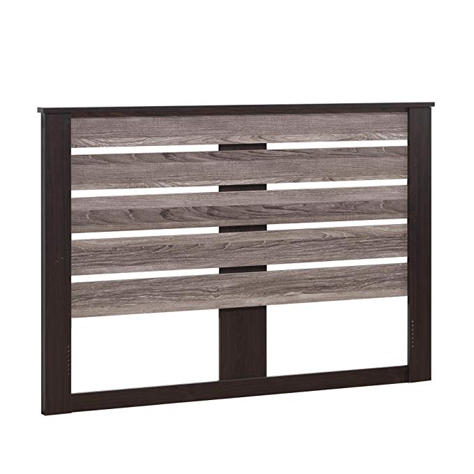 Ameriwood Home Colebrook Full Headboard, Espresso/Rustic