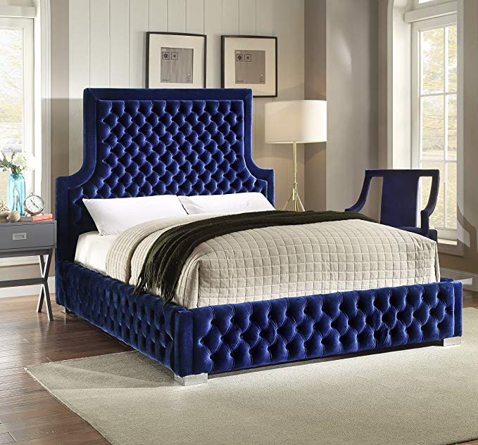 Meridian Sedona Velvet Upholstered Bed